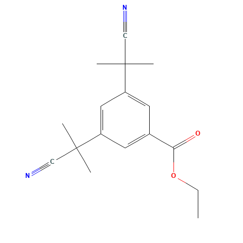 ethyl 3,5-bis(2-cyanopropan-2-yl)benzoate (CAS: 1445975-65-4) - Related Chemical Product