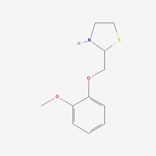 2-[(2-methoxyphenoxy)methyl]-1,3-thiazolidine (CAS: 103181-68-6) - Related Chemical Product