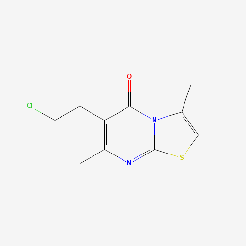 6-(2-chloroethyl)-3,7-dimethyl-[1,3]thiazolo[3,2-a]pyrimidin-5-one (CAS: 83863-77-8) - Related Chemical Product