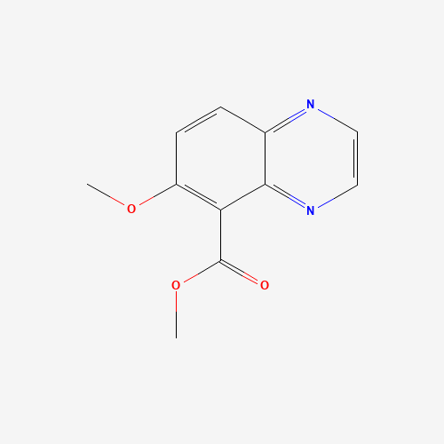 methyl 6-methoxyquinoxaline-5-carboxylate (CAS: 1160682-25-6) - Chemical Structure and Molecular Formula 