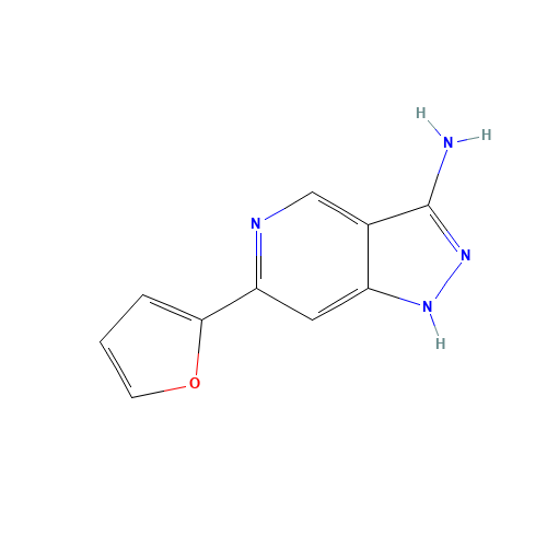 6-(furan-2-yl)-1H-pyrazolo[4,3-c]pyridin-3-amine (CAS: 608142-07-0) - Related Chemical Product