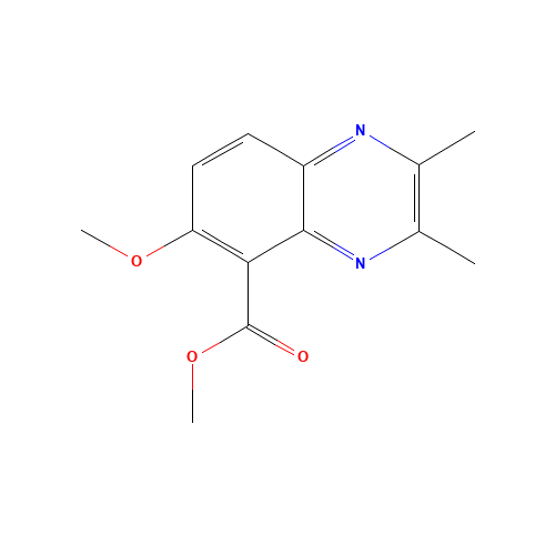 methyl 6-methoxy-2,3-dimethylquinoxaline-5-carboxylate (CAS: 1160682-70-1) - Related Chemical Product