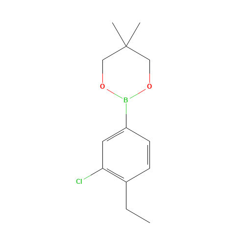 2-(3-chloro-4-ethylphenyl)-5,5-dimethyl-1,3,2-dioxaborinane (CAS: 1310949-86-0) - Related Chemical Product