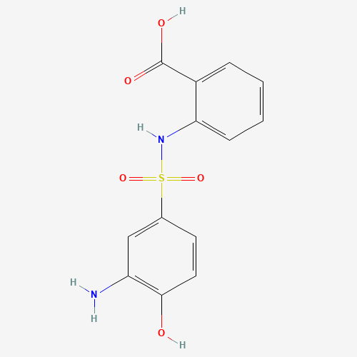 2-[(3-amino-4-hydroxyphenyl)sulfonylamino]benzoic acid (CAS: 91-35-0) - Related Chemical Product