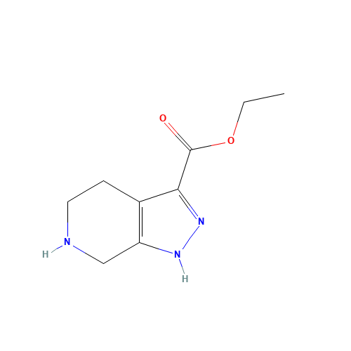 ethyl 4,5,6,7-tetrahydro-1H-pyrazolo[3,4-c]pyridine-3-carboxylate (CAS: 1246966-90-4) - Related Chemical Product