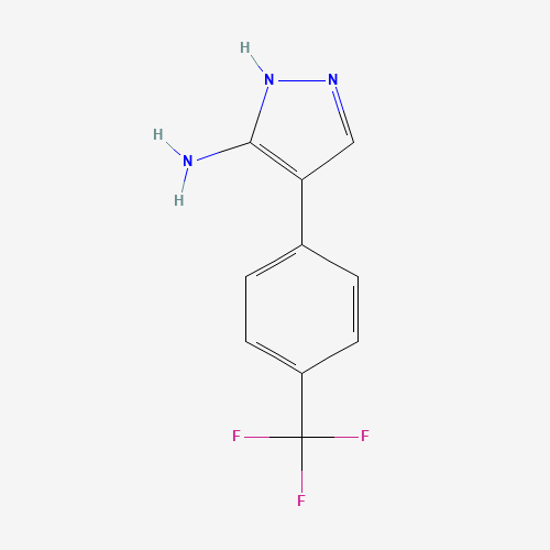 4-[4-(trifluoromethyl)phenyl]-1H-pyrazol-5-amine (CAS: 6804-53-1) - Related Chemical Product