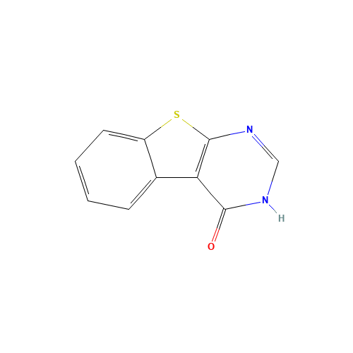 3H-[1]benzothiolo[2,3-d]pyrimidin-4-one (CAS: 18774-49-7) - Chemical Structure and Molecular Formula 