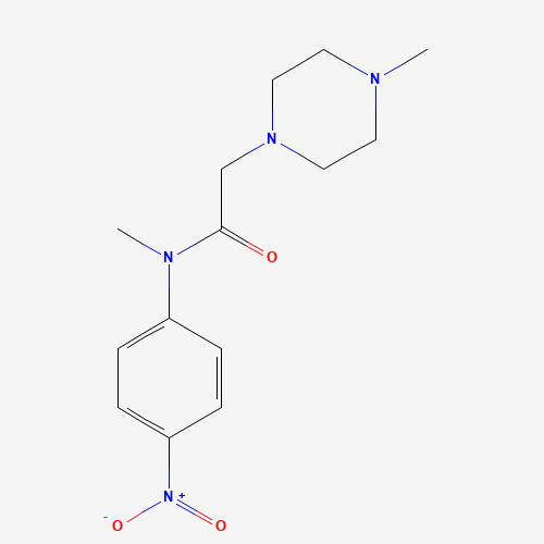 N-methyl-2-(4-methylpiperazin-1-yl)-N-(4-nitrophenyl)acetamide (CAS: 1139453-98-7) - Related Chemical Product