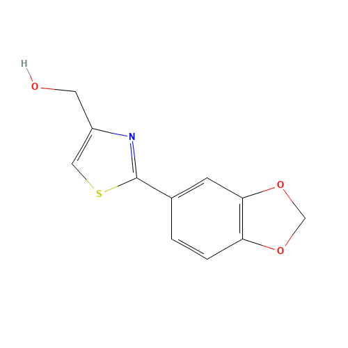 [2-(1,3-benzodioxol-5-yl)-1,3-thiazol-4-yl]methanol (CAS: 248249-56-1) - Related Chemical Product