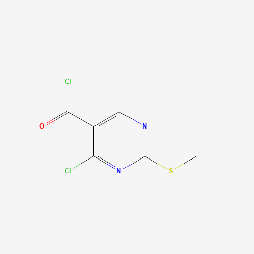 4-chloro-2-methylsulfanylpyrimidine-5-carbonyl chloride (CAS: 55084-66-7) - Related Chemical Product