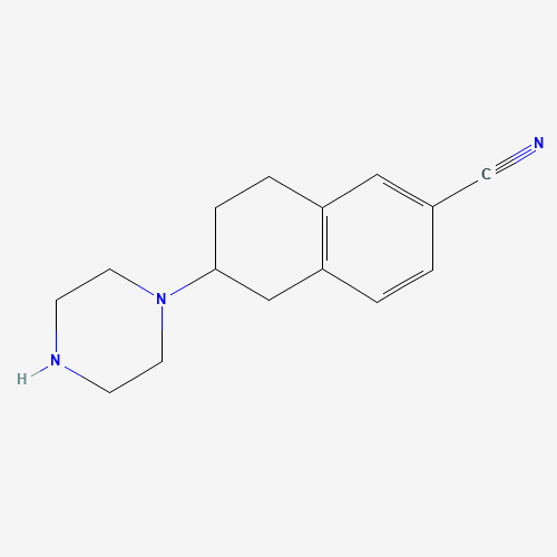 6-piperazin-1-yl-5,6,7,8-tetrahydronaphthalene-2-carbonitrile (CAS: 1374357-54-6) - Related Chemical Product