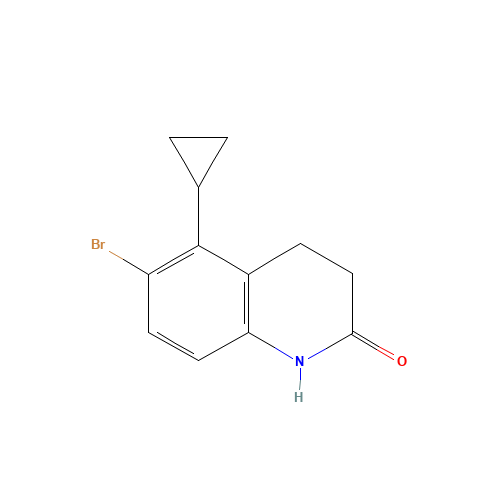 6-bromo-5-cyclopropyl-3,4-dihydro-1H-quinolin-2-one (CAS: 1404367-73-2) - Related Chemical Product