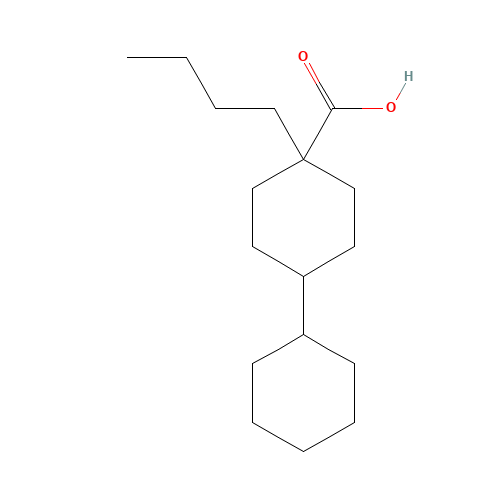 1-butyl-4-cyclohexylcyclohexane-1-carboxylic acid (CAS: 1003712-27-3) - Related Chemical Product