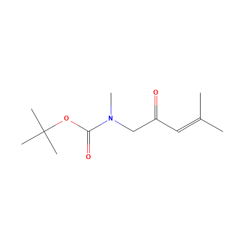 tert-butyl N-methyl-N-(4-methyl-2-oxopent-3-enyl)carbamate (CAS: 187658-99-7) - Related Chemical Product