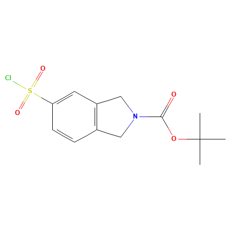tert-butyl 5-chlorosulfonyl-1,3-dihydroisoindole-2-carboxylate (CAS: 1262408-03-6) - Related Chemical Product