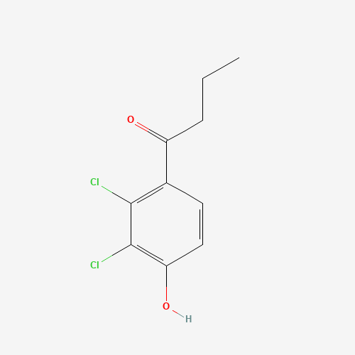 1-(2,3-dichloro-4-hydroxyphenyl)butan-1-one (CAS: 2350-46-1) - Related Chemical Product