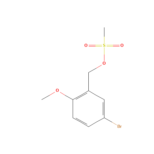 (5-bromo-2-methoxyphenyl)methyl methanesulfonate (CAS: 1539311-12-0) - Related Chemical Product