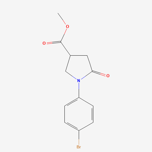 methyl 1-(4-bromophenyl)-5-oxopyrrolidine-3-carboxylate (CAS: 160693-52-7) - Related Chemical Product