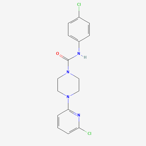 N-(4-chlorophenyl)-4-(6-chloropyridin-2-yl)piperazine-1-carboxamide (CAS: 339107-26-5) - Related Chemical Product