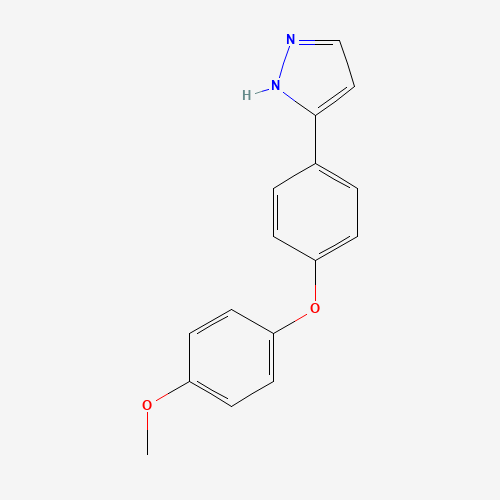 5-[4-(4-methoxyphenoxy)phenyl]-1H-pyrazole (CAS: 620633-54-7) - Related Chemical Product