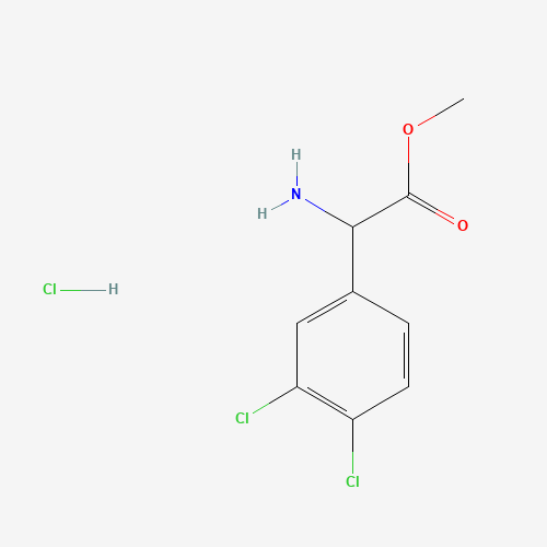 methyl 2-amino-2-(3,4-dichlorophenyl)acetate;hydrochloride (CAS: 1078611-21-8) - Related Chemical Product