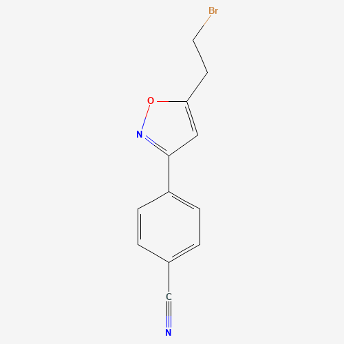 4-[5-(2-bromoethyl)-1,2-oxazol-3-yl]benzonitrile (CAS: 1199773-86-8) - Related Chemical Product