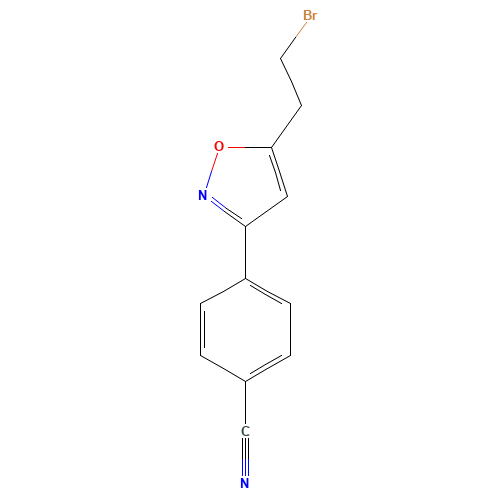 4-[5-(2-bromoethyl)-1,2-oxazol-3-yl]benzonitrile (CAS: 1199773-86-8) - Related Chemical Product