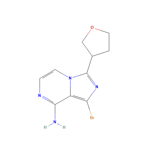 1-bromo-3-(oxolan-3-yl)imidazo[1,5-a]pyrazin-8-amine (CAS: 1419223-37-2) - Related Chemical Product