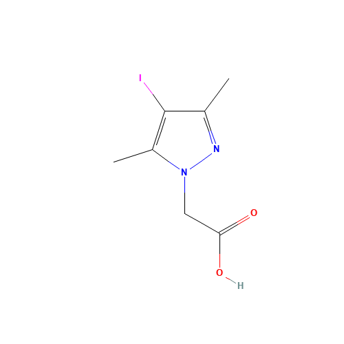 2-(4-iodo-3,5-dimethylpyrazol-1-yl)acetic acid (CAS: 6715-88-4) - Related Chemical Product