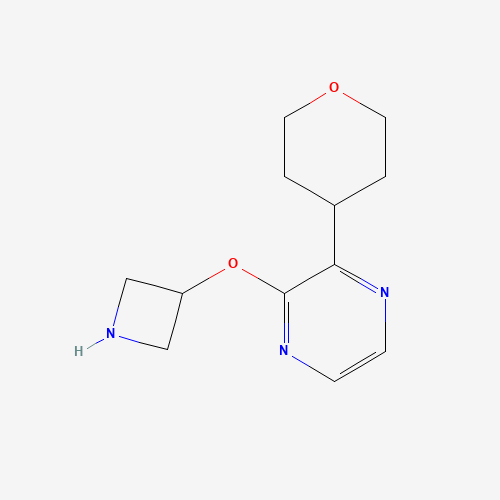 2-(azetidin-3-yloxy)-3-(oxan-4-yl)pyrazine (CAS: 1350608-35-3) - Related Chemical Product