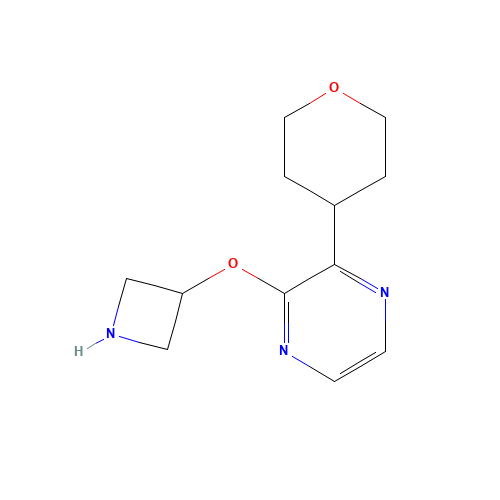 2-(azetidin-3-yloxy)-3-(oxan-4-yl)pyrazine (CAS: 1350608-35-3) - Related Chemical Product