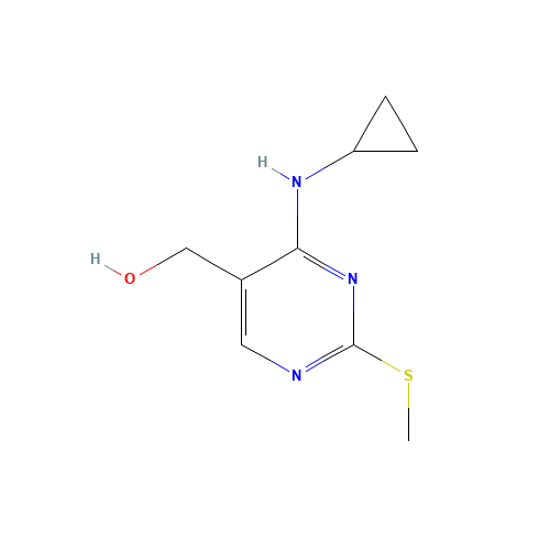 [4-(cyclopropylamino)-2-methylsulfanylpyrimidin-5-yl]methanol (CAS: 211247-45-9) - Related Chemical Product