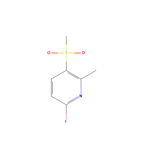 6-fluoro-2-methyl-3-methylsulfonylpyridine (CAS: 1037764-87-6) - Related Chemical Product