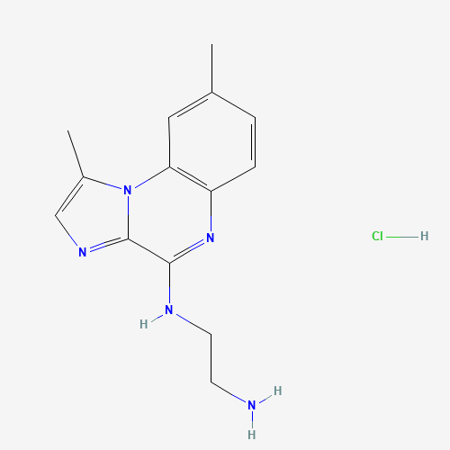 N'-(1,8-dimethylimidazo[1,2-a]quinoxalin-4-yl)ethane-1,2-diamine;hydrochloride (CAS: 547757-23-3) - Related Chemical Product