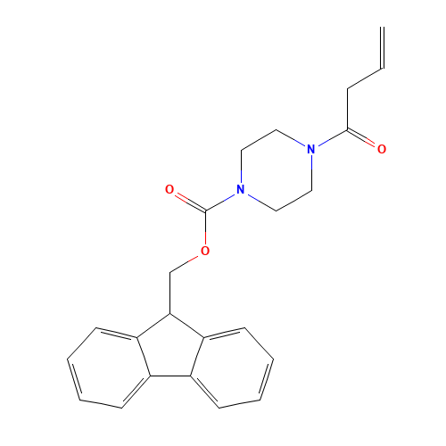9H-fluoren-9-ylmethyl 4-but-3-enoylpiperazine-1-carboxylate (CAS: 876728-43-7) - Related Chemical Product
