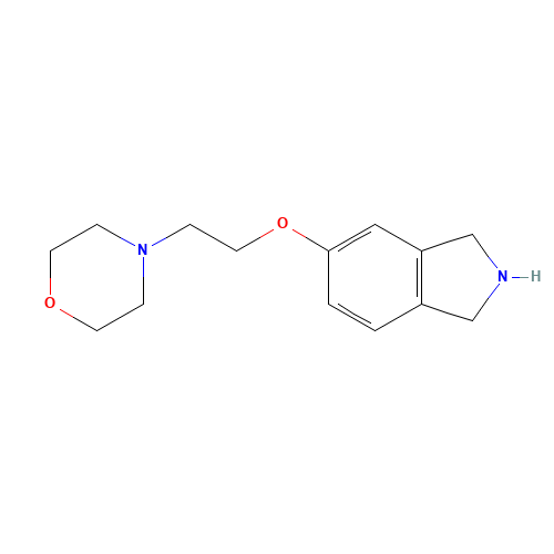 4-[2-(2,3-dihydro-1H-isoindol-5-yloxy)ethyl]morpholine (CAS: 850875-74-0) - Related Chemical Product