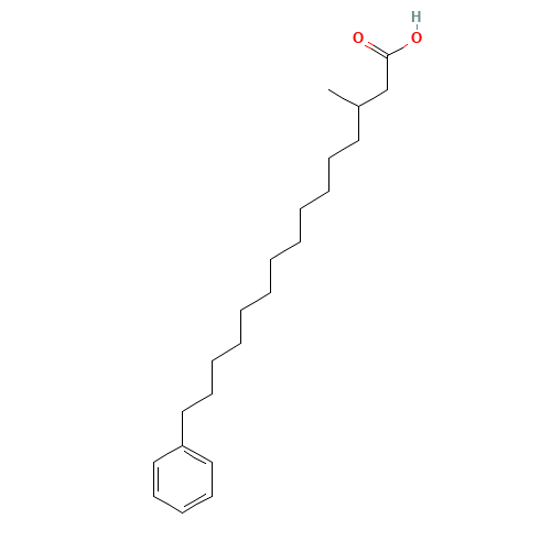3-methyl-15-phenylpentadecanoic acid (CAS: 116754-80-4) - Related Chemical Product