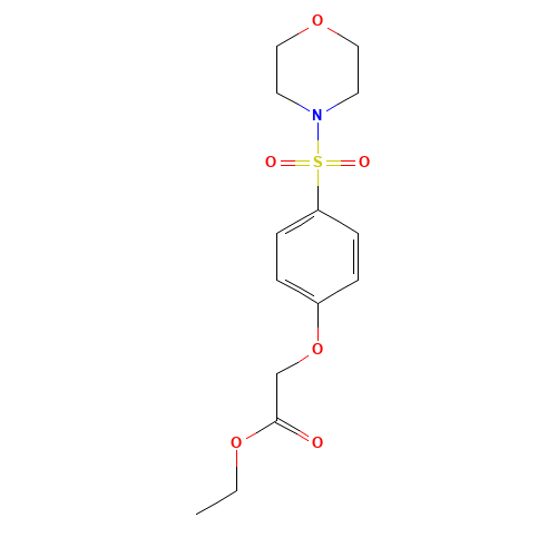 ethyl 2-(4-morpholin-4-ylsulfonylphenoxy)acetate (CAS: 664314-12-9) - Related Chemical Product