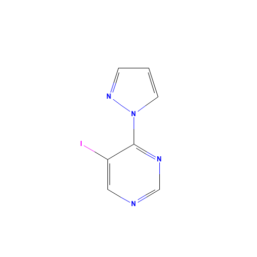 5-iodo-4-pyrazol-1-ylpyrimidine (CAS: 1428881-68-8) - Related Chemical Product