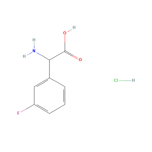 2-amino-2-(3-fluorophenyl)acetic acid;hydrochloride (CAS: 1137474-81-7) - Related Chemical Product