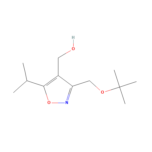 [3-[(2-methylpropan-2-yl)oxymethyl]-5-propan-2-yl-1,2-oxazol-4-yl]methanol (CAS: 1020571-83-8) - Related Chemical Product