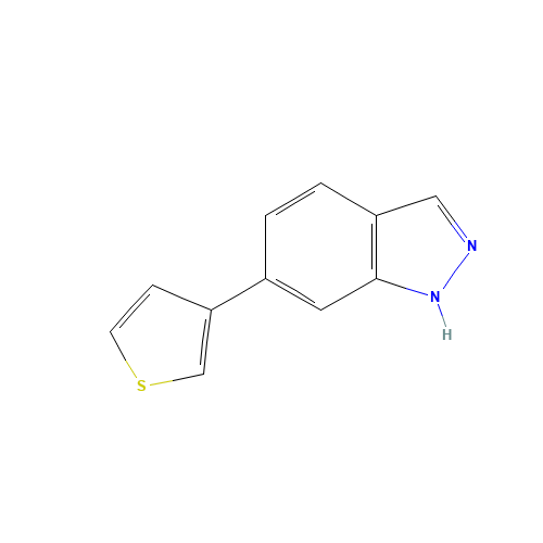 6-thiophen-3-yl-1H-indazole (CAS: 281203-98-3) - Related Chemical Product