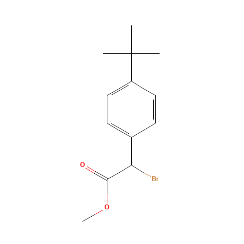 methyl 2-bromo-2-(4-tert-butylphenyl)acetate (CAS: 77053-60-2) - Related Chemical Product