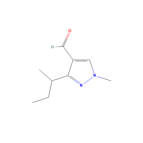 3-butan-2-yl-1-methylpyrazole-4-carbaldehyde (CAS: 1172893-08-1) - Related Chemical Product