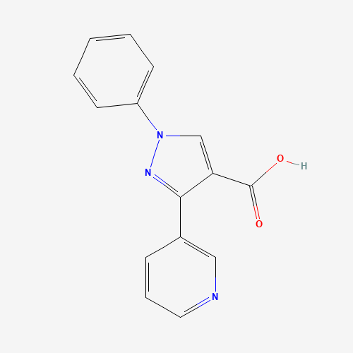 1-phenyl-3-pyridin-3-ylpyrazole-4-carboxylic acid (CAS: 372107-42-1) - Related Chemical Product