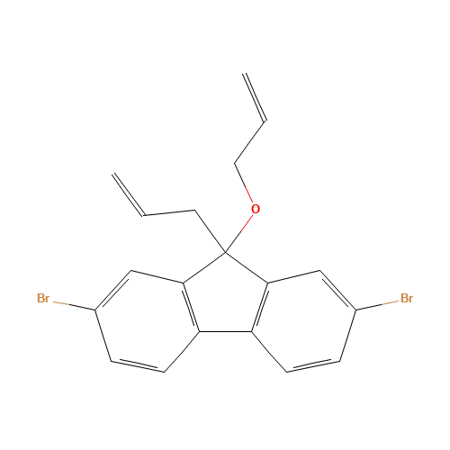 2,7-dibromo-9-prop-2-enoxy-9-prop-2-enylfluorene (CAS: 1616114-40-9) - Related Chemical Product