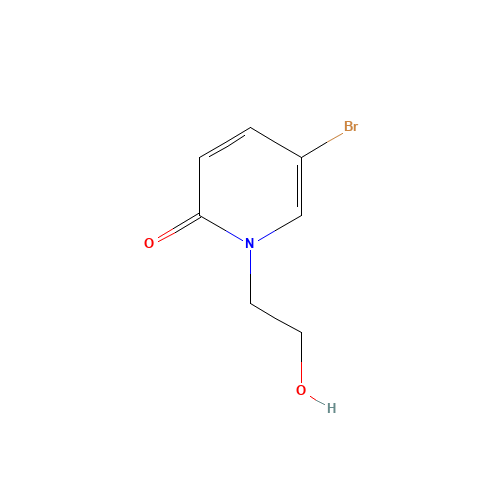 5-bromo-1-(2-hydroxyethyl)pyridin-2-one (CAS: 1051315-77-5) - Related Chemical Product