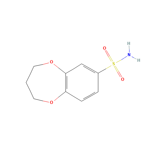 3,4-dihydro-2H-1,5-benzodioxepine-7-sulfonamide (CAS: 874842-53-2) - Related Chemical Product