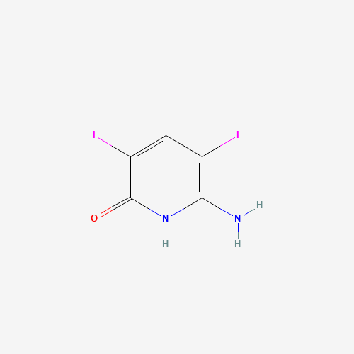 6-amino-3,5-diiodo-1H-pyridin-2-one (CAS: 856965-98-5) - Related Chemical Product