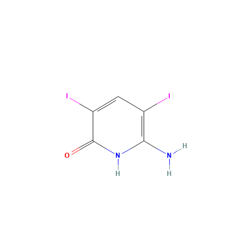 6-amino-3,5-diiodo-1H-pyridin-2-one (CAS: 856965-98-5) - Related Chemical Product